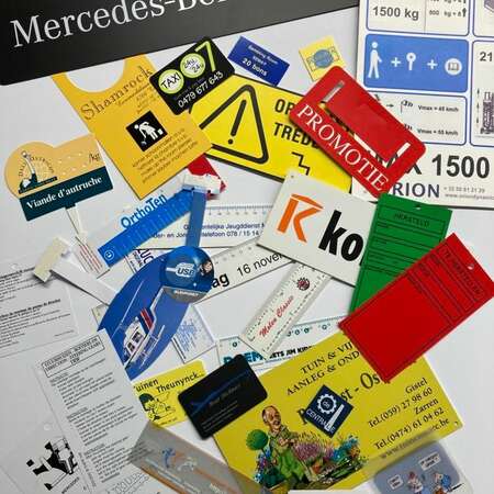 PVC -kaartjes, latjes